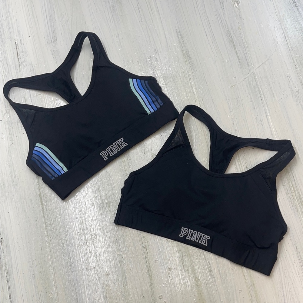 VS PINK Ultimate Lightly Lined Sports Bras Sz L